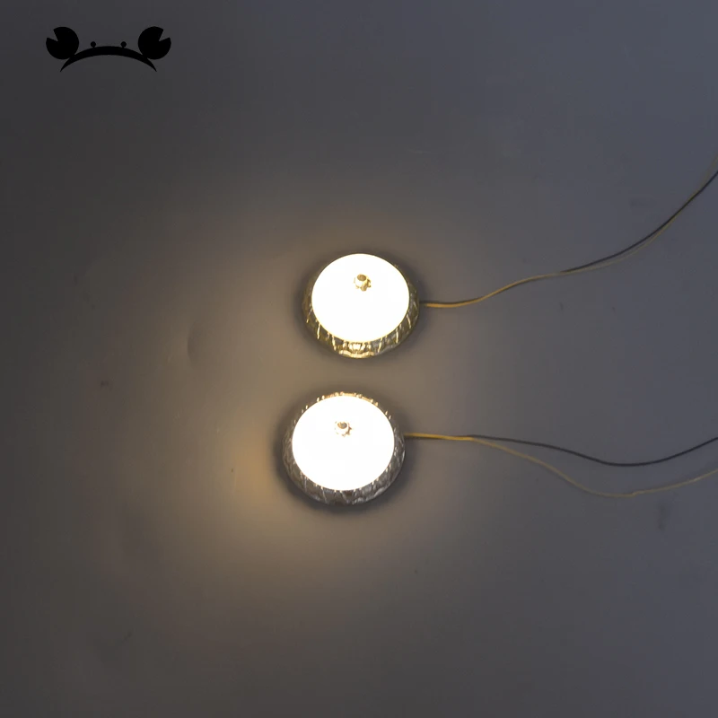 

3pcs 1:20 1:25 Dollhouse mini Furniture Miniature Doll Accessories European Style Morden Gold Silver Plastic Ceiling Light