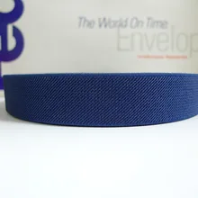 12 метров 1-дюймовыечистые этикетки пробки с фокусным расстоянием 25 мм#033 темно-синего цвета, Цвет чулок эластичная тесьма отлично подходит для соски-пустышки