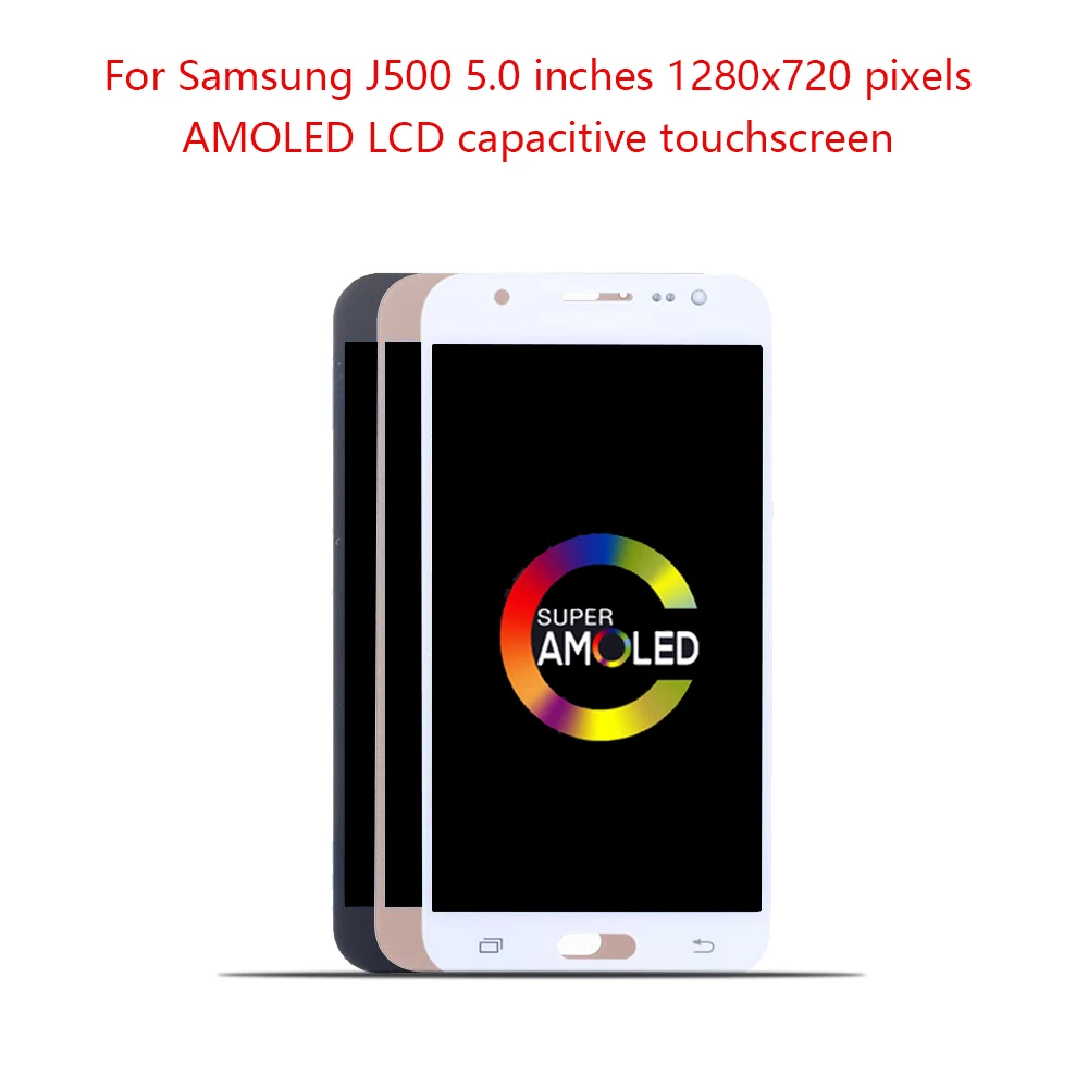 Для SAMSUNG Galaxy J5 2015 dokunmatik lcd ekran J500 J500H J500F LCD дисплей сенсорный экран дигитайзер для