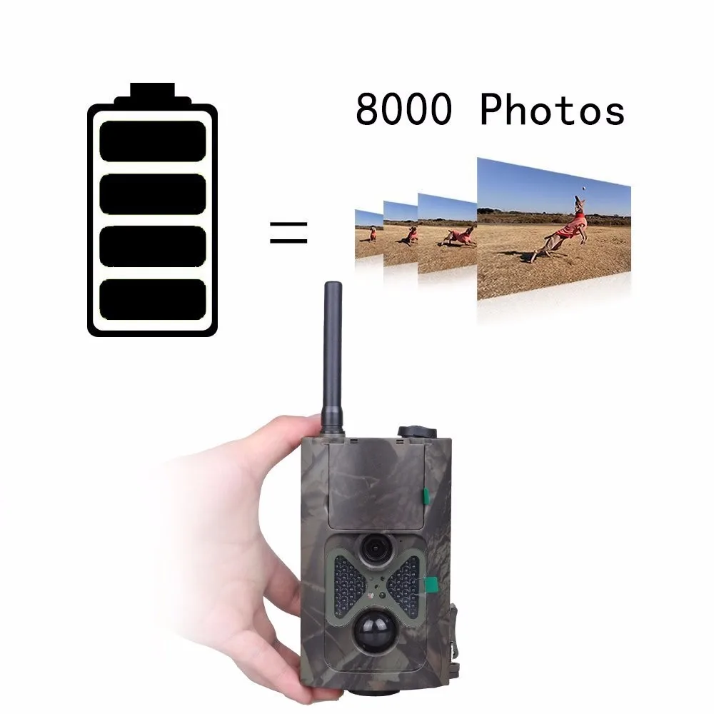 

Night Vision MMS GSM Email Outdoor Hunting Trail Camera with Waterproof HC500M
