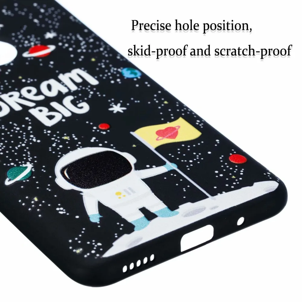 Cute Soft tpu Phone Case for Huawei Honor 8X MAX 8A 8X 8C 8 9 Lite 9i Note 10 V20 Cartoon Pattern Mobile Phone cases Accessories