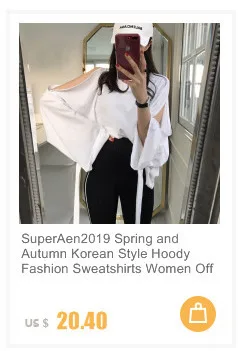 SuperAen, корейский стиль, вязанная футболка для женщин, сплошной цвет, дикая повседневная женская футболка, летняя Новинка, женская одежда с коротким рукавом