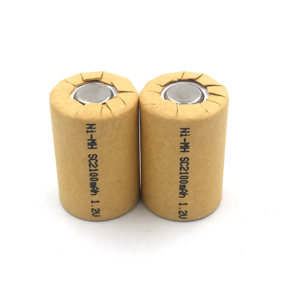 Аккумуляторная батарея 4/5 SC2100mAh 5 шт. Ni MH перезаряжаемая скорость разряда 15C