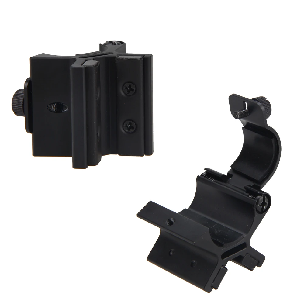 Iluminação para 24-27mm Forte Magnética Dupla Lanterna Rifle Scope Mount Titular Caça Tocha x Arma Tática Montar 5 Cheap Acessórios e suporte de extensão