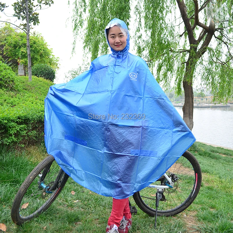 Vizor Raincape Transparent Plastic Vintage Hooded Fashion Cape Bicycle