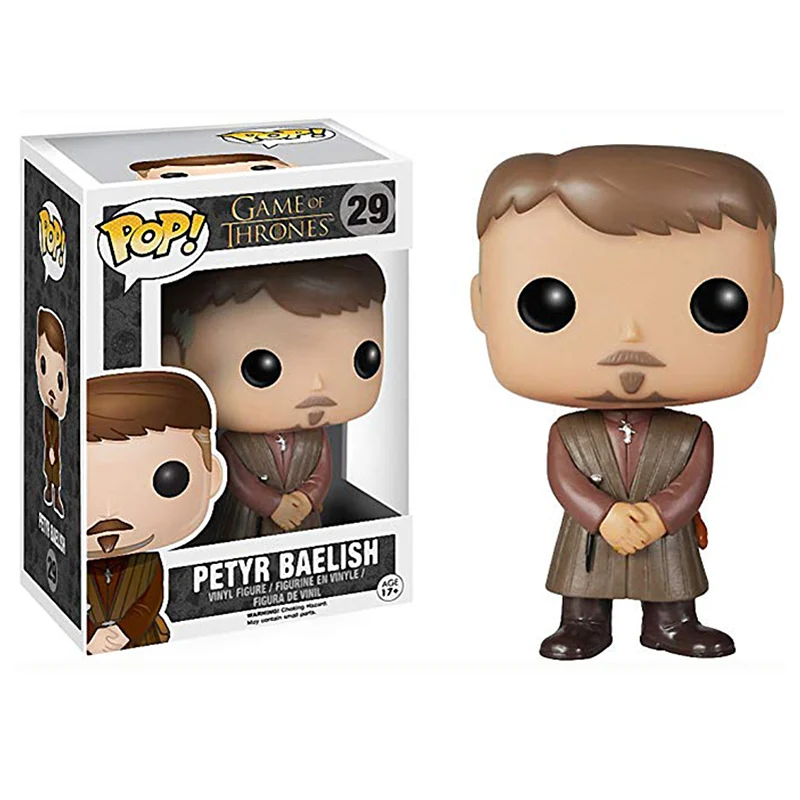 FUNKO POP Новая Игра престолов Petyr Baelish 29 # виниловые Фигурки Коллекционная модель куклы игрушки для детей подарки на день рождения