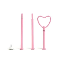 Лидер продаж 3-х уровневая 8 цветов в форме сердца Стиль подставки для пирога, стендов, дома, аксессуары