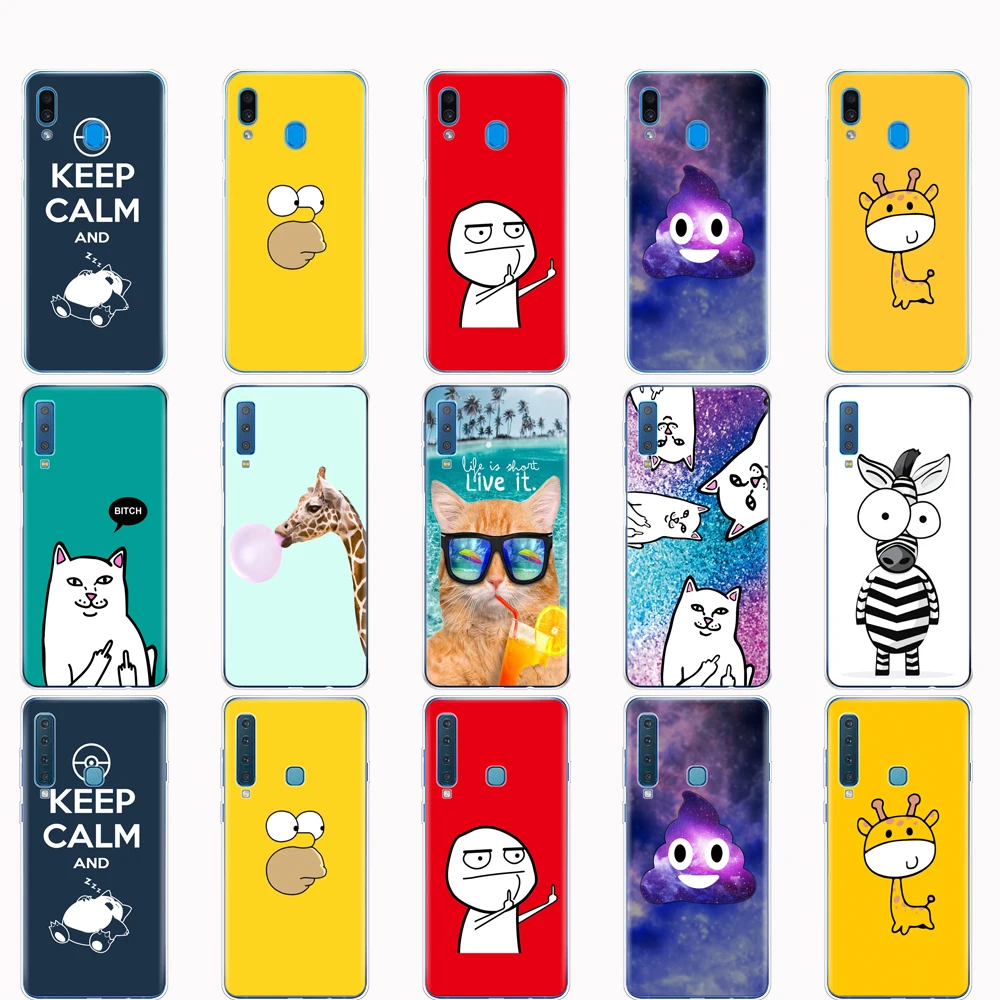 

Case For Samsung A50 Case For Samsung Galaxy A50 A60 A10 A30 A40 A70 A 50 2019 A9 A7 2018 funny cute fashion design
