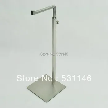 

10PCS/Pack Stainless Steel Matte Handbag display stand adjustable bags display holders racks B3-2