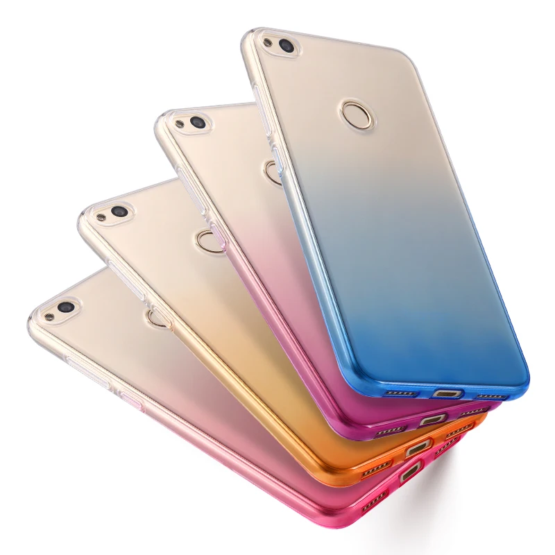 Модный мягкий ТПУ градиентный цветной чехол накладка для Huawei Nova 4 Y7 Prime 2019 Pro P20