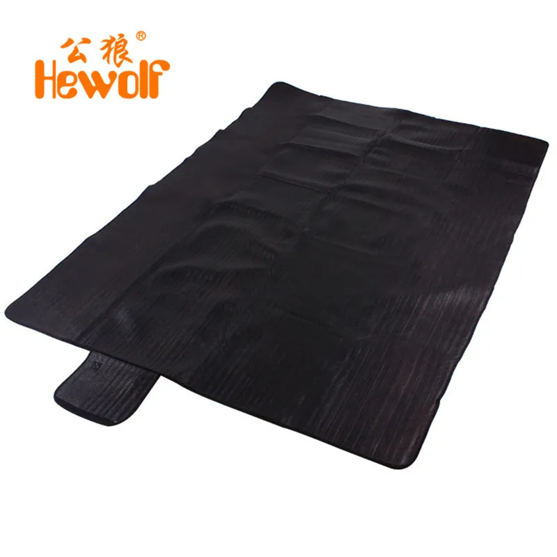 Hewolf 2*1.5 متر القطبية الصوف اللؤلؤ القطن نزهة حصير طوي الترفيه التخييم حصيرة مويستوريبروف شاطئ فراش مقعد سادة