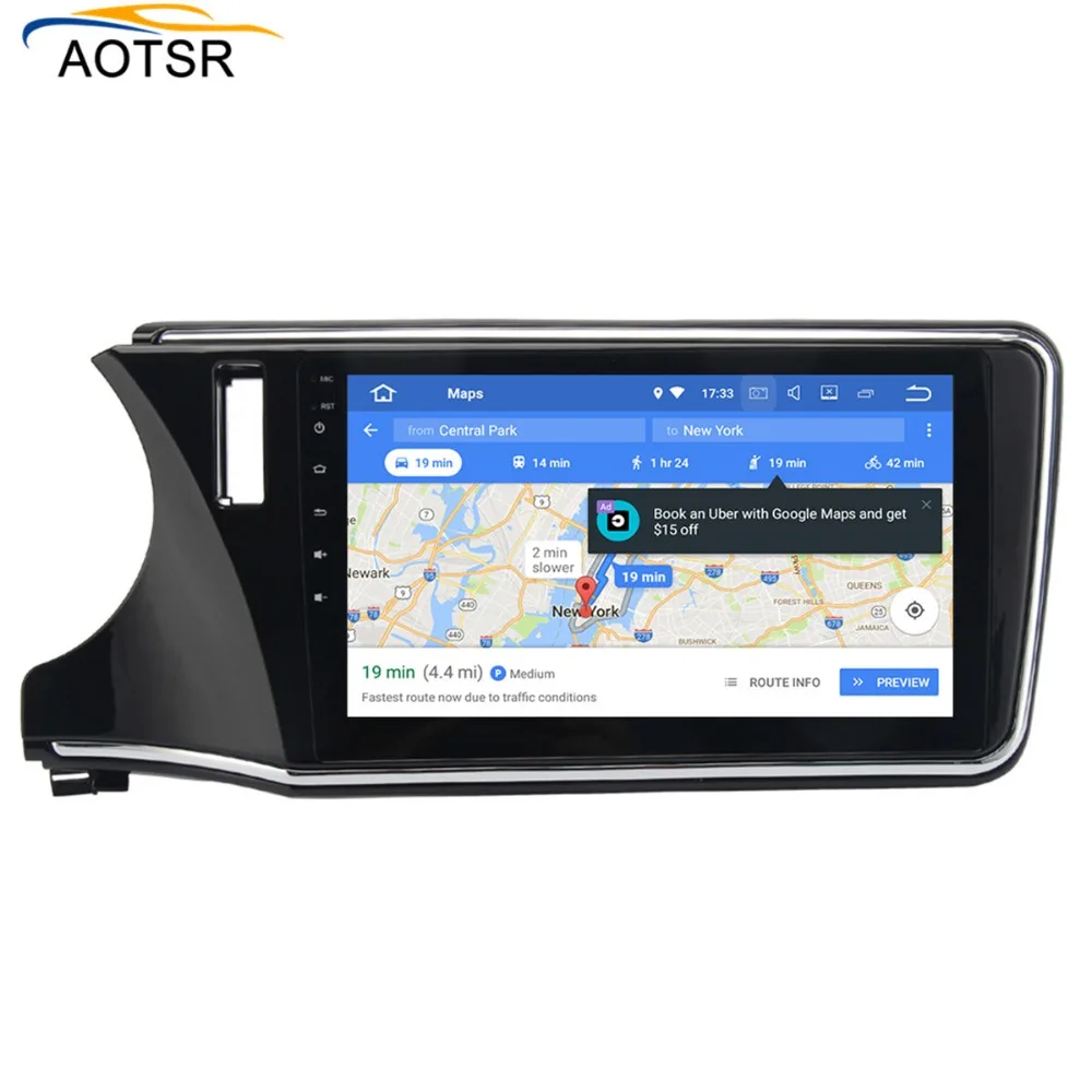 Excellent 2 din Android 8.0 Car multimedia player Radio head unit For Honda City 2015+ gps navigation Stereo carno dvd player 8 core 4+32G 4