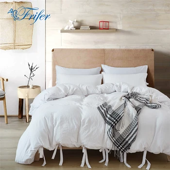 

Twin/Queen/King White Bedroom Comforter Bedding Sets Bed Quilt Sheets Set Bedclothes Duvet Cover Bedspread Pillowcase US Size