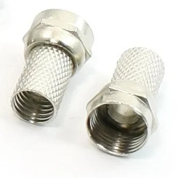 

High Quality 20Pcs CCTV RG6 F-Type Twist-On Coax Coaxial Cable RF Connector Male