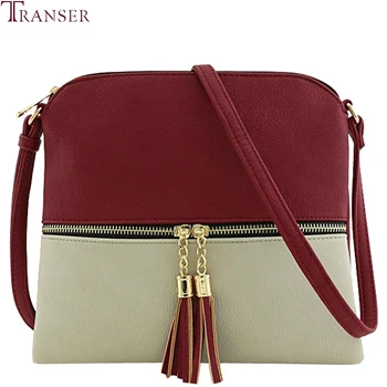 

Transer 2019 HOT Women Shoulder Bags Leather Tassel Crossbody Messenger Bag Fashion design Female Small Handbags Multicolor #35