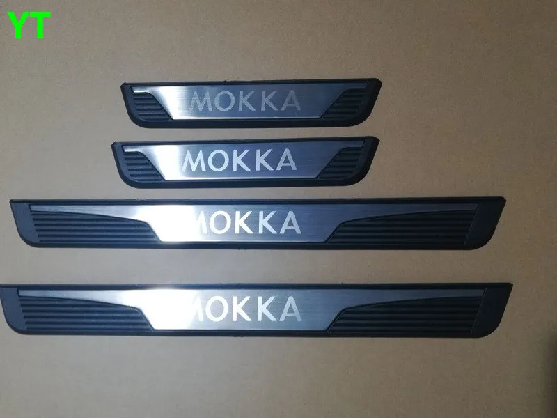 

Auto exterior scuff plate, door sill plate for Opel mokka ,4pcs/lot,stainless steel