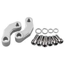 Удлинитель для зеркала мотоцикла адаптер для BMW R1200GS LC/ADV 13-18 R NineT/R1200R CNC алюминиевый сплав серебро