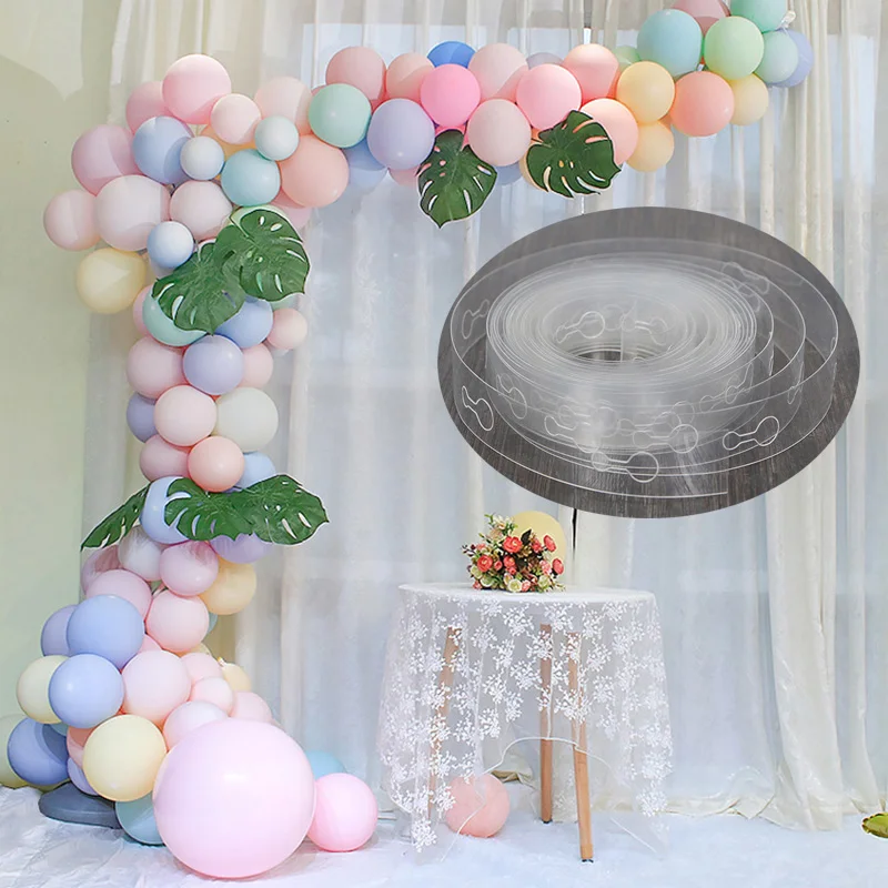 1 шт 5 м воздушный шар цепь ПВХ резиновый шар Клей Свадьба Вечеринка день рождения фон декоративный шар цепь шары аксессуары
