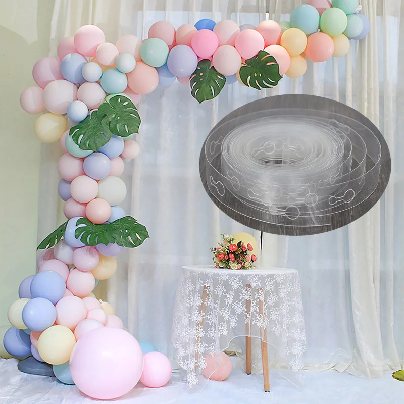 

1pc 5M Balloon Chain PVC Rubber Balloon Glue Wedding Party Birthday Backdrop Decor Balloon Chain Ballons Accessories