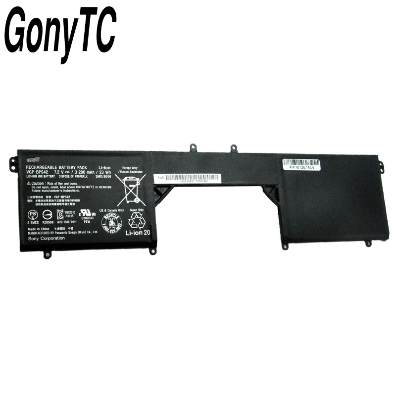 Оригинальный аккумулятор GONYTC VGP BPS42 bps42 для ноутбука sony 11A SVF11N14SCP SVF11N15SCP SVF11N18CW 7 2 V