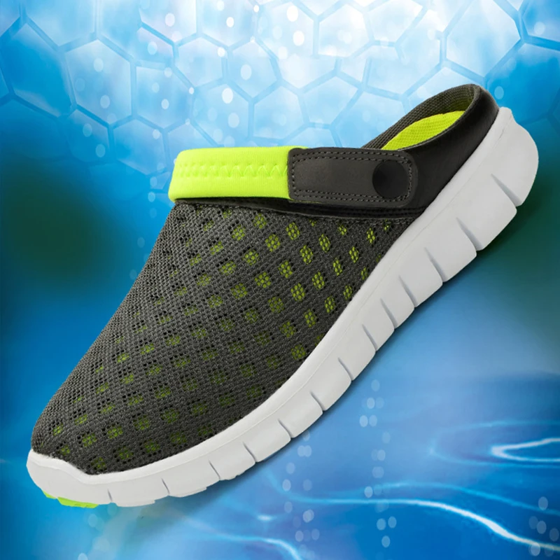 online 2017 Verão Unisex Amante Malha Respirável Plana Calcanhar Sapatos de Água Mulheres Casais Praia Tonificação Tênis Ao Ar Livre sapatos de Viagem Esportes