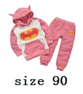 PR-002 Бэтмен для девочек и мальчиков Комплекты одежды дети мальчики толстовки кофты для девочек весна осень детские куртка с супергероем костюм - Цвет: as photo