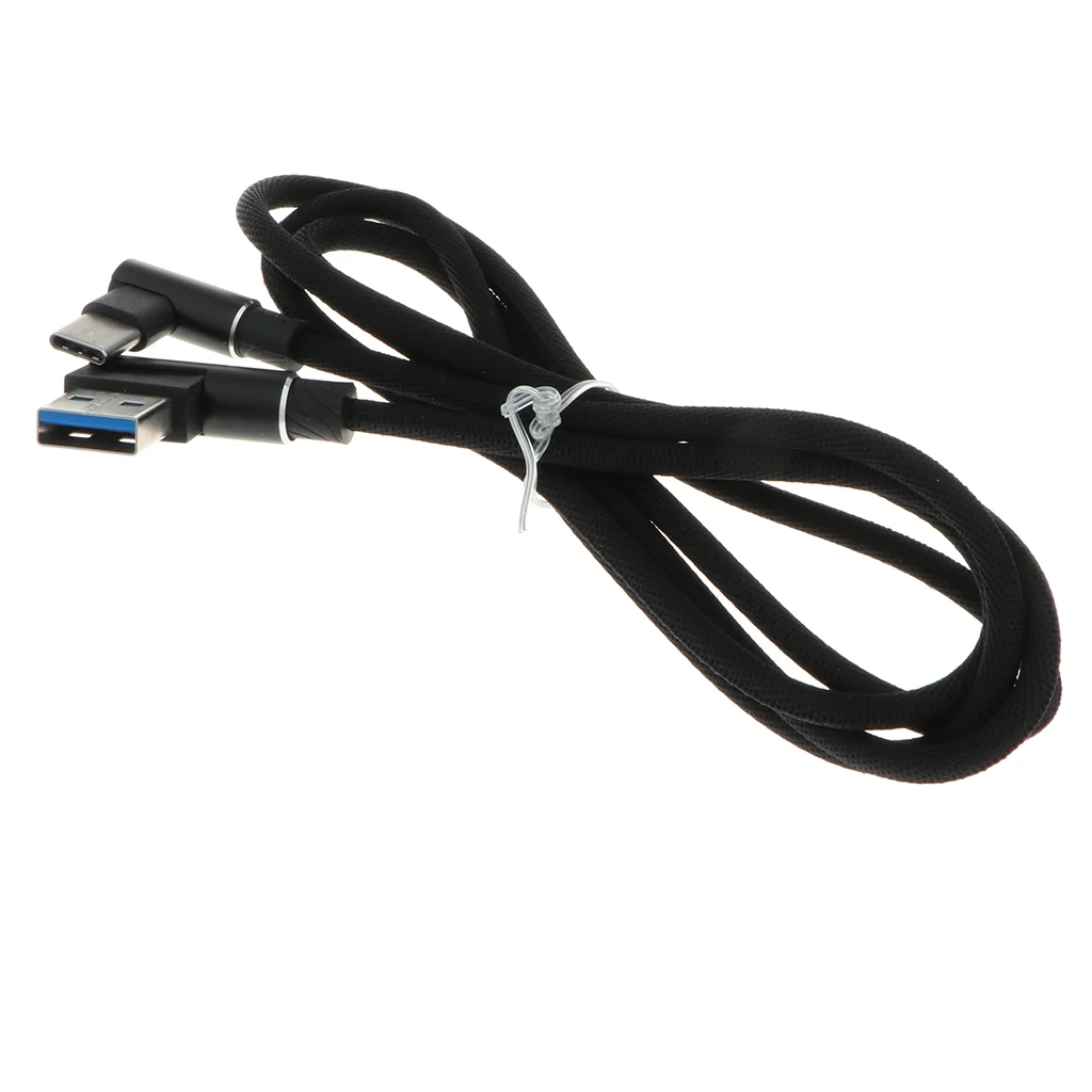 1m/3.3ft USB2.0 USB Type C 90 Degree USB Type C Cable mobile phone  Charger Angled Cable Adapter multi-port USB charger 