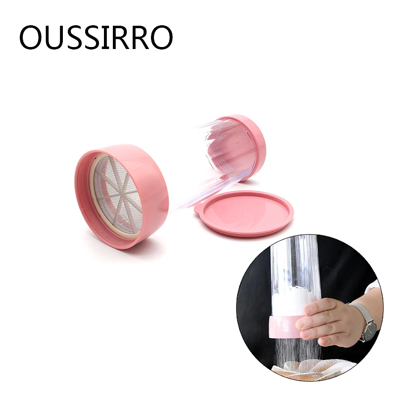 High Quality Mesh Rotate Flour Sieve Sifter Mechanical Baking Icing Sugar Shaker Cup Shape Bakeware Pastry Tools | Дом и сад