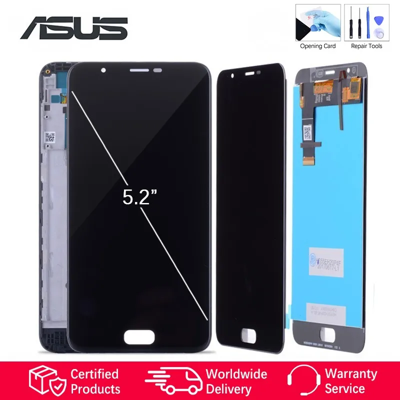 

Original 5.5'' Display For ASUS Zenfone 4 Max Plus ZC550TL LCD Touch Screen X015D LCD Digitizer with Frame Replacement