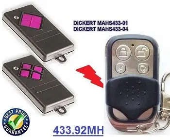 

DICKERT MAHS433 04 Universal Remote Control Transmitter Garage Gate Clone Fob