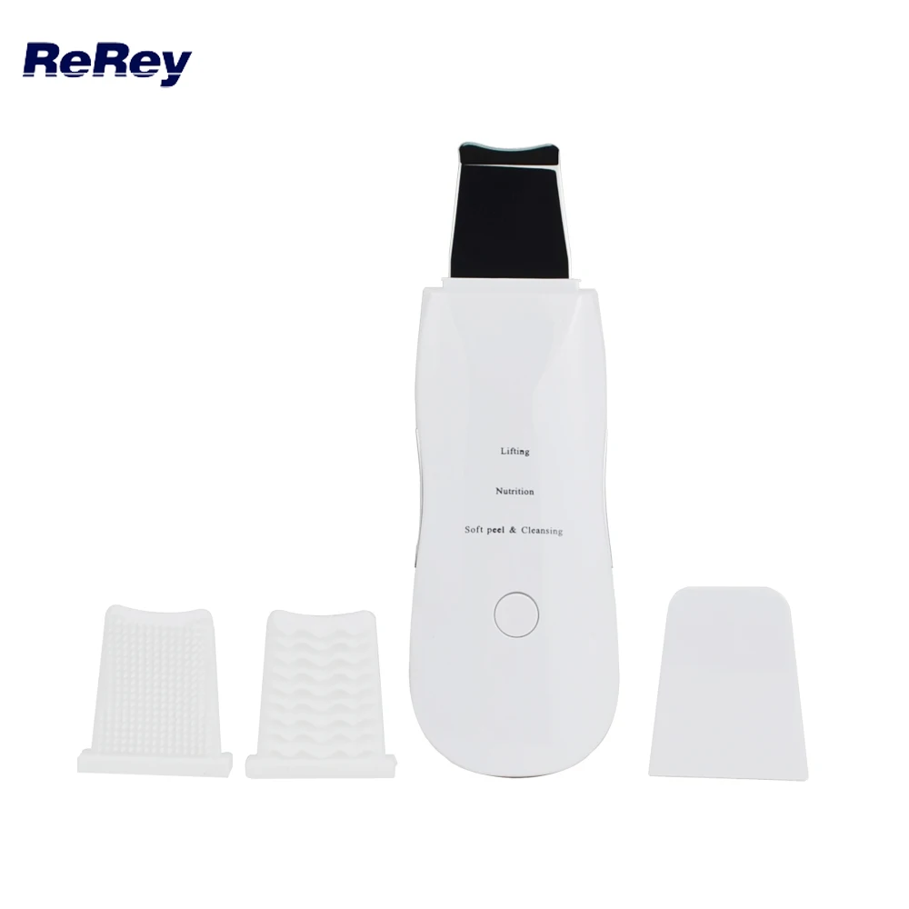 

Facial Cleanser Ultrasonic Scrubber Skin Care Brush Skin Massager Deep Cleaning Peeling Tool Pore Cleaner Acne Blackhead Remover