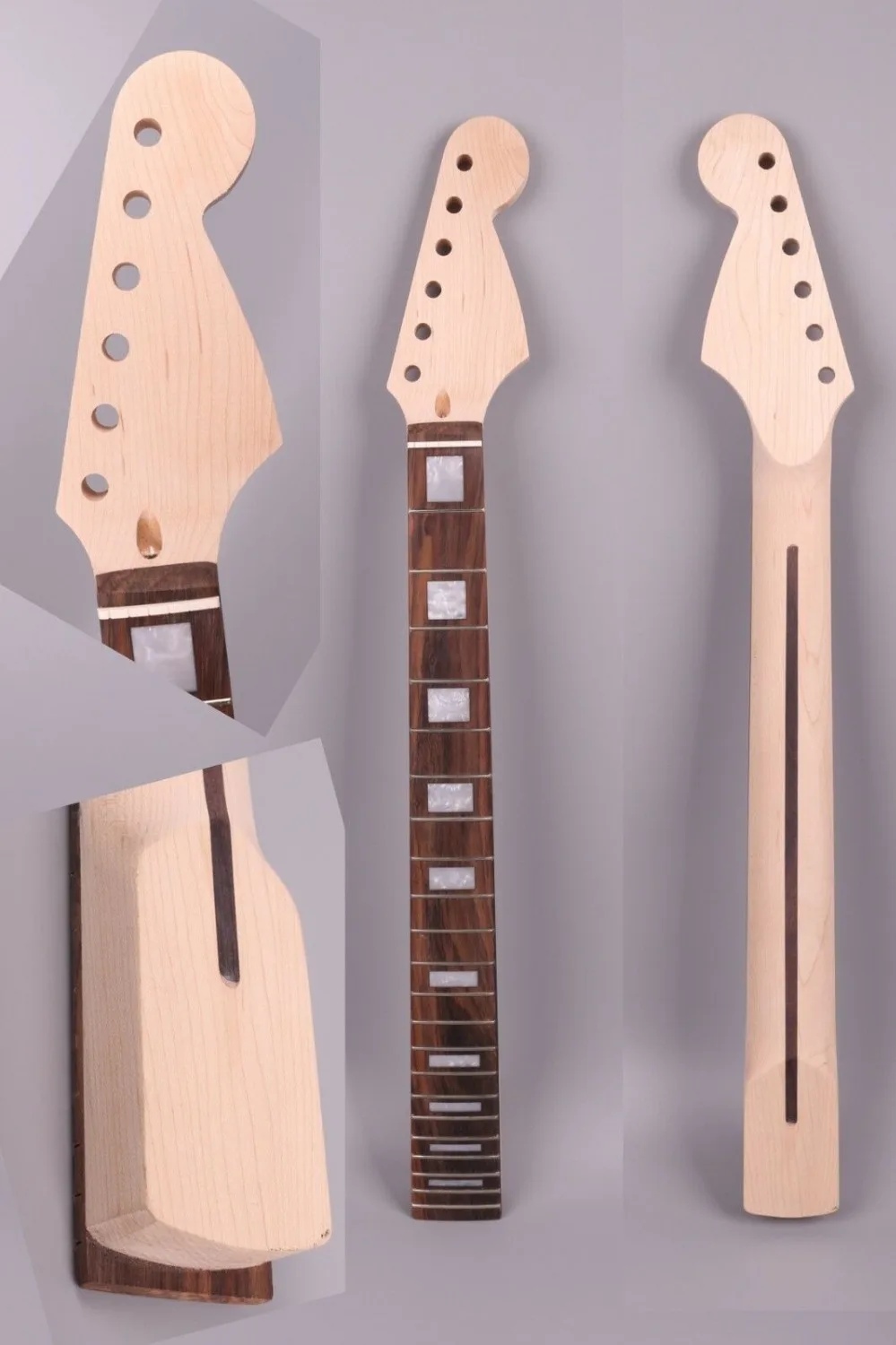 New Electric guitar neck 22 fret 25.5 Inch Rosewood Fretboard Block