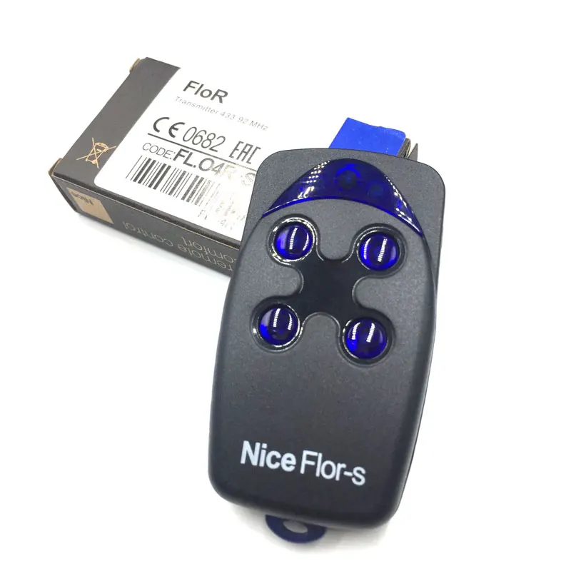 

100 x For NICE FLO4R-S Garage Door Opener Radio Control NICE Transmitter 4 button Rolling code Remote Key FOB