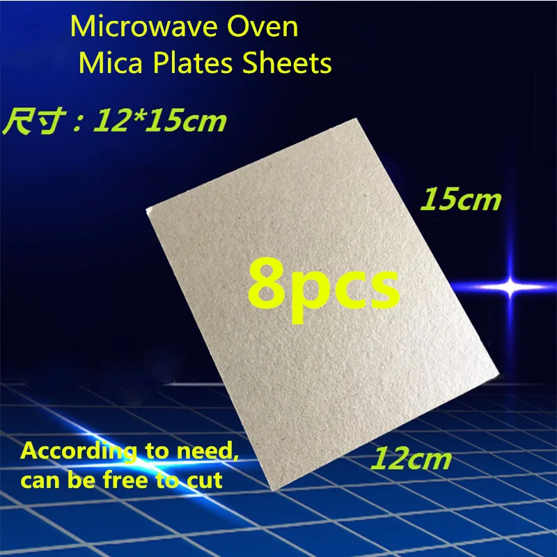 

8pcs/lot high quality Microwave Oven Repairing Part 150 x 120mm Mica Plates Sheets for Galanz Midea Panasonic LG etc Microwave