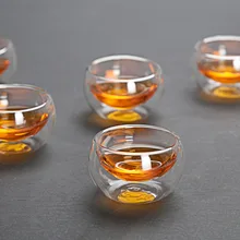 50 мл прозрачная стеклянная чашка термостойкая двухслойная стеклянная чашка для виски чая чашки для молока кофе фруктовый сок кружка