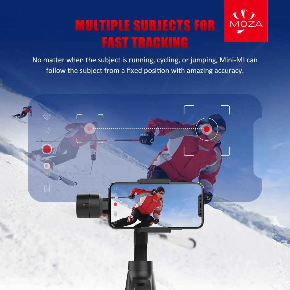  MOZA MINI MI 3-Axis Handheld Stabilizer Gimbal for Smartphone iPhone X 8 Plus 8 7 Samsung S9 S8 S7 