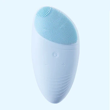 

Ultrasonic Face Cleansing Brush Rechargeable Silicone Facial Cleansing Deep Pore Cleaning Water-Resistant Vibrating Massager
