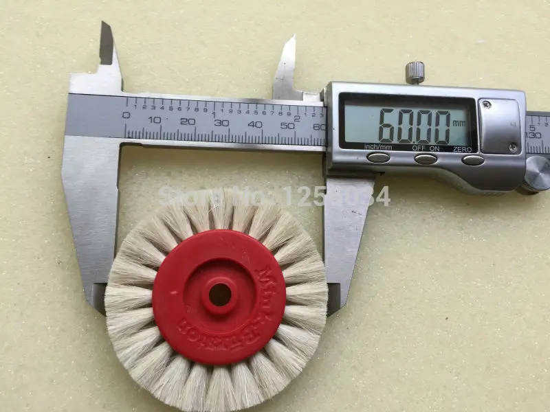 

8 pieces soft offset printing machine parts brush wheel 60*8mm