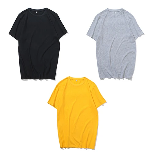 Комплект из 3 предметов, американский размер, мужская летняя футболка, хлопок, Мужская мягкая футболка, скейтборд, футболка для мальчиков, хип-хоп футболка, мужские топы YN10432 - Цвет: set 3