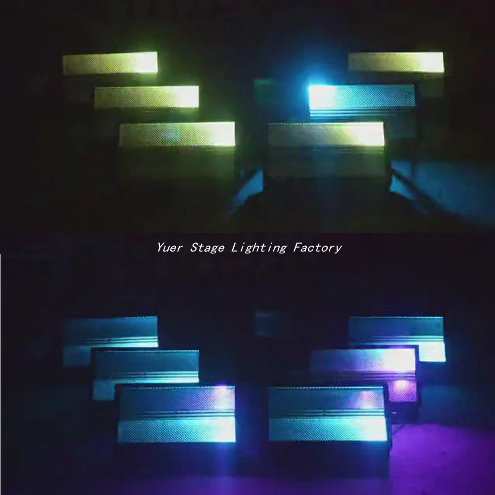 Сценический эффект светодиодный супер яркий стробоскоп RGB 3 в 1 Светодиодная