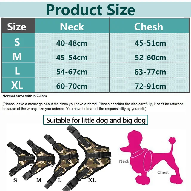 Pet Products for Large Dog Harness k9  3