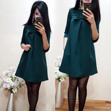 Cute Bow-knot Loose Straight Summer Dress 2017 Women Fashion Beach Style Dress Solid Color Half Sleeve Dresses Plus Size