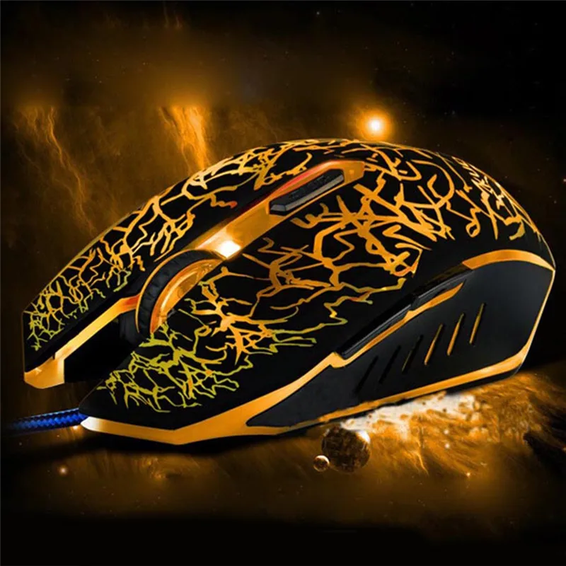 2 Models Professional Colorful Backlight 3200DPI Optical Wired Gaming Mouse Mice for PC Laptop Computer Gamer Dropshipping