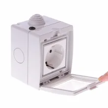 Новая беспроводная умная wifi розетка IP55 Водонепроницаемая домашняя уличная умная розетка горячая распродажа