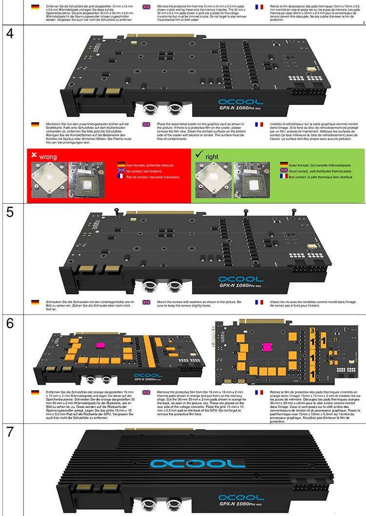 Оригинальная Встроенная видеокарта Alphacool с водяным охлаждением для Gigabyte AORUS Geforce GTX 1080/1080 Ti xtreme edition