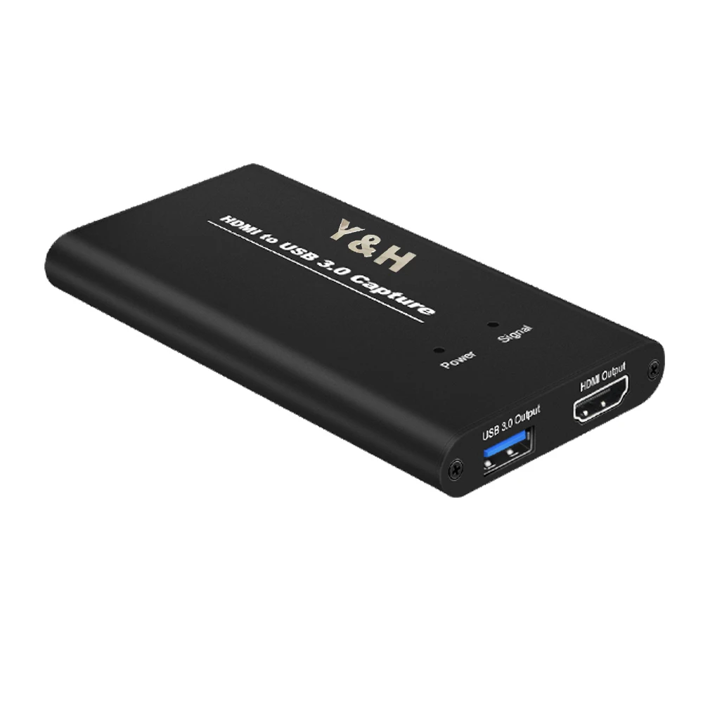 Y& H HDMI к USB3.0 HD видео игра захвата карты с аудио, прямой поток и запись в 1080p 60fps Plug and Play