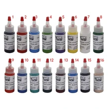 5 шт. смешанный пигмент татуировки перманентный макияж бутылки чернила для татуировок 30 мл 1 унций для косметики тела профессиональные косметические принадлежности