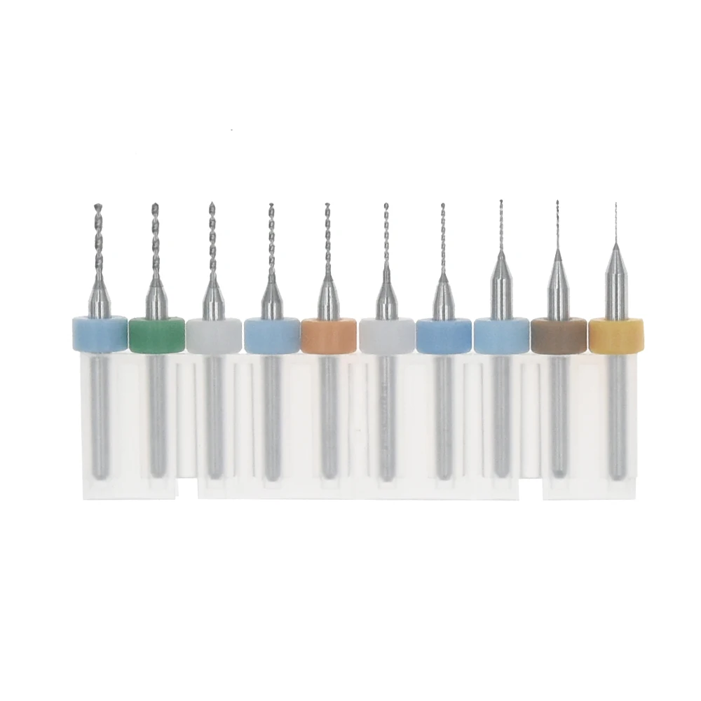 

10pcs 0.3-1.2mm Mini Carbide Tungsten Drill PCB Print Circuit Board CNC Jewelry Rotary Woodworking Carving Engraving Tool