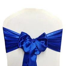 ChaiSang Высокое качество атласное кресло шарф свадебное украшение розовый атласное кресло одежда Свадебная события вечерние украшения отеля