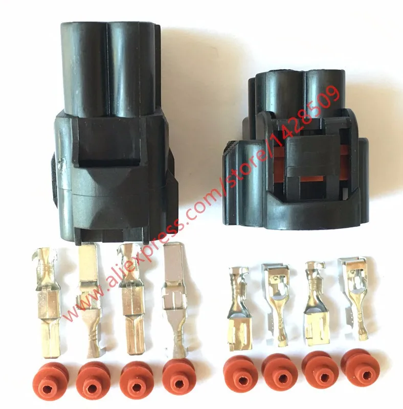 10 комплектов 4 Pin 7283-7041-40 7282-7041-40 Водонепроницаемый ...